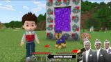 How to Build Paw Patrol.exe Portal in Minecraft – Coffin Meme