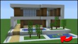 How to Build a MODERN HOUSE with POOL! [Minecraft]