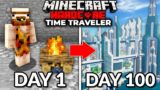 I Survived 100 Days as a TIME TRAVELLER in Hardcore Minecraft… Here's What Happened