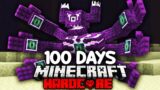 I Survived 100 Days in the END DIMENSION in Minecraft…