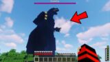 Mega GODZILLA Attacked My Village In Minecraft…