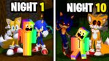 Minecraft :Can WE SURVIVE 10 NIGHTS WITH SONIC.EXE?(Ps3/Xbox360/PS4/XboxOne/PE/MCPE)