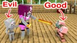 Monster School : Good Baby Zombie Pigman and Evil Baby Skeleton – Sad Story – Minecraft Animation