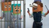 Monster School : Prison Break : DG2T Family & KING SHARK | Real Life Minecraft Animation