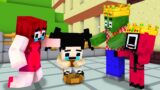 Monster School : Squid Game Parody Poor Baby Zombie Become Good – Sad Story – Minecraft Animation