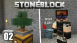 Stoneblock Minecraft Indonesia (Ep.2) – Sumber Makanan Super OP dan Gatcha Chance Block!!!