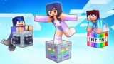 TRAPPED On Custom ONE BLOCKS In Minecraft!