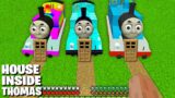 What HOUSE INSIDE THOMAS TO CHOOSE in Minecraft ? SECRET THOMAS THE TANK ENGINE and FRIENDS HOUSE !