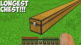 What INSIDE THIS MOST LONGEST CHEST in Minecraft ! CURSED CHEST !