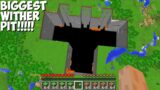 Where DOES THIS BIGGEST SECRET WITHER BOSS PIT LEAD in Minecraft ? HUGE WITHER TUNNEL !