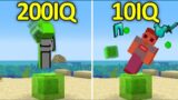 200IQ vs 10IQ Minecraft Plays #13