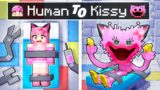 From HUMAN To KISSY Story In Minecraft!