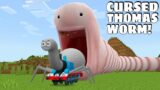 GIANT WORM EATS CURSED THOMAS in Minecraft – Gameplay – Coffin Meme