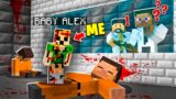 I Became BABY ALEX in MINECRAFT! – Minecraft Trolling Video