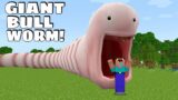 I FOUND THE GIANT BULL WORM TUNNEL in Minecraft – Gameplay – Coffin Meme