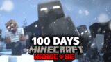 I Spent 100 Days in a Frozen Zombie Apocalypse in Minecraft… Part 2
