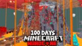 I Survived 100 Days In An AMPLIFIED NETHER In Hardcore Minecraft… Here's What Happened