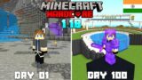 I Survived 100 Days in Caves and Cliff (1.18) in Minecraft Hardcore (HINDI)