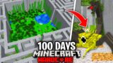 I Survived 100 Days as a MAZE RUNNER in Hardcore Minecraft… Here's What Happened
