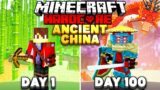 I Survived 100 Days in ANCIENT CHINA in Hardcore Minecraft