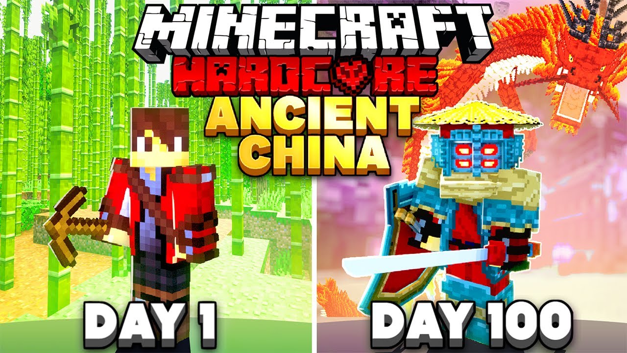 I Survived 100 Days In Ancient China In Hardcore Minecraft Minecraft I Survived 100 Days In Ancient China In Hardcore Minecraft Minecraft