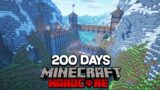 I Survived 200 Days Hardcore Minecraft in the 1.18 MOUNTAINS And this is What Happened