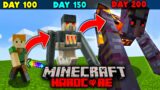 I Survived 200 Days as a SHAPESHIFTER in Minecraft (Hindi)