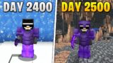 I Survived 2,500 Days in HARDCORE Minecraft…