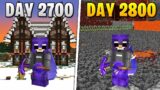 I Survived 2,800 Days in HARDCORE Minecraft…