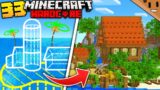 I Transformed the OCEAN into a TROPICAL ISLAND in Minecraft Hardcore! (#33)