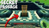 I found SECRET PASSAGE INSIDE THE END PORTAL in Minecraft ! WHERE DOES THIS LADDER LEAD ?