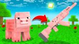 Minecraft, But I Can Turn Mobs Into More Weapons….