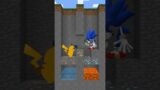 Minecraft Saving Hamood Pikachu vs Sonic Who will win? Part68 #Shorts