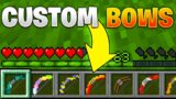 Minecraft but There are Custom SUPER BOWS…