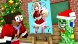 Monster School : BABY MONSTERS CHRISTMAS DRAWING CHALLENGE ALL EPISODE – Minecraft Animation