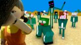 Monster School : SQUID GAME CHALLENGE – Minecraft Animation