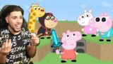 PEPPA PIG JOUE A MINECRAFT #2 !! Survie Peppa Pig animation Minecraft