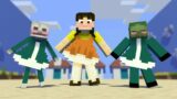 Stay Dance in Minecraft – Bagas Craft Maid Dance (Squid Game vs Monster School) #Shorts