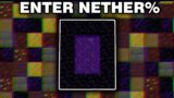 These Minecraft Speedrunners Enter The Nether Faster Than You Can Read This Title…