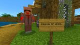 This Minecraft villager threaten to kill me in Minecraft..