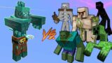 Water Elemental Vs. Mutant Monsters in Minecraft