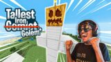What happens if You spawn the TALLEST GOLEM in Minecraft! Super Golem ?