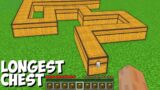 What if OPEN this LONGEST CHEST in Minecraft ? RAREST STRANGEST CHEST !