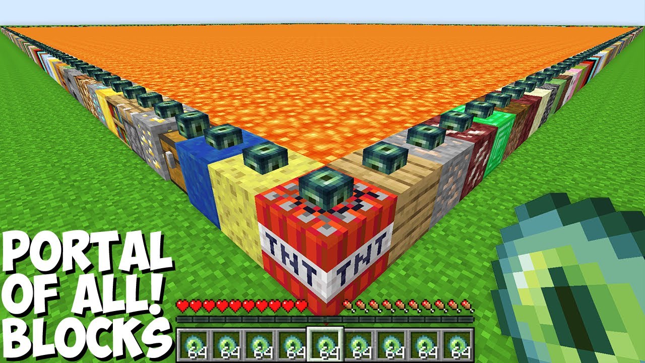 What if YOU BUILD MOST LONGEST ENDER PORTAL of ALL BLOCKS in Minecraft