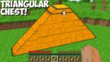 How to OPEN this AMAZING CHEST in Minecraft ? TRIANGLE CHEST !