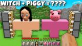 I can COMBINE BIGGEST PIGGY and MOMO OF 1000 BLOCKS in Minecraft ! GOLEM + WITHER = ????