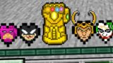 Minecraft But There Are SUPER VILLAIN Hearts!