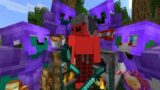 Minecraft Random Item Challenge VS 4 Netherite Hunters