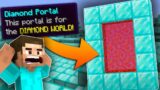Minecraft but There Are Custom Portals ( Hindi Gameplay )