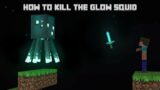 Minecraft – how to kill the Glow Squid [softbody simulation] RTX ON